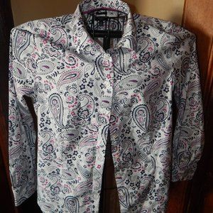 Ladies Talbots Button-Front Blouse - Top ~ Size 14P